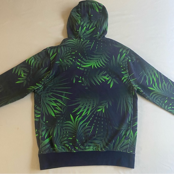 Nike Brazil National Team Hoodie Men M Soccer Tropical Leaves Football - Picture 13 of 15